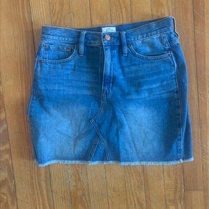 JCrew Denim Mini Skirt